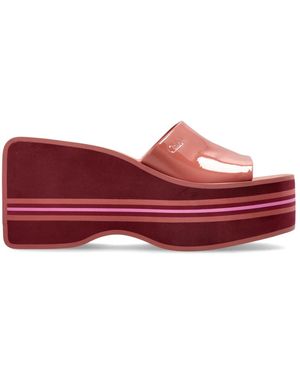 Chloé Wedge Sandalen Swimming Cool - Rood