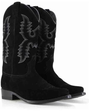 Notabene Diego Wildleder Stiefel - Schwarz