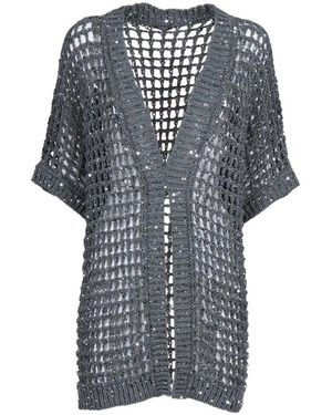 Peserico Offene Strickjacke - Schwarz
