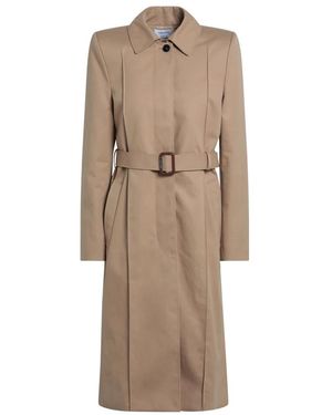 McQueen Belted Coats - Neutro