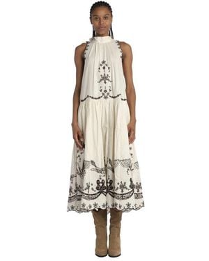 Sea Midi Dresses - Metallic