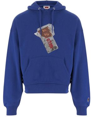 ICECREAM Hoodies & Sweatvesten ,Blauw ,Katoen Hoodie