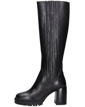 Emanuélle Vee Schoenen ,Zwart ,Leer Heeled Boots