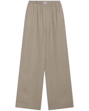 TOTEME Wide Trousers - Gris