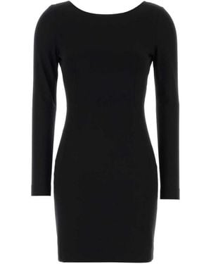 Dolce & Gabbana Stretch Viscose Blend Mini Dress - Zwart
