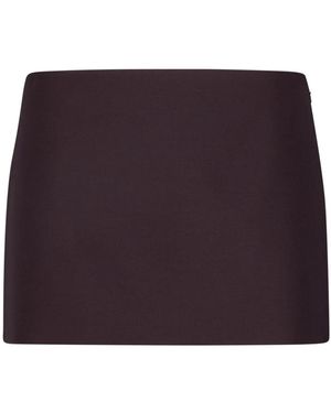 KHAITE Short Skirts - Purple