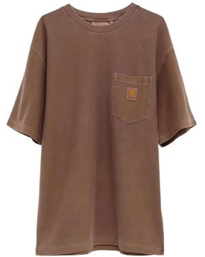 Carhartt T-Shirts - Brown
