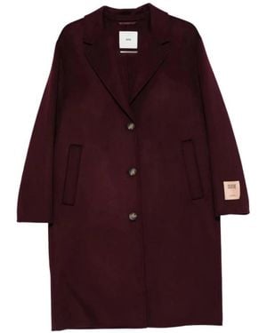 SOLOTRE Single-Breasted Coats - Morado