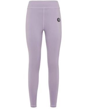 Philipp Plein Push Up High-Waisted Leggings Scratch - Lila