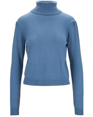 Soallure Turtlenecks - Blue