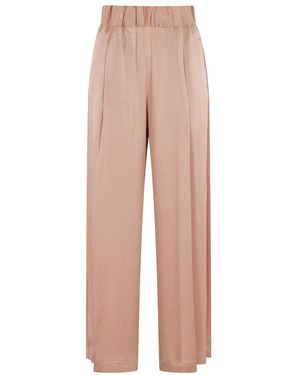 Semicouture Wide Trousers - Pink