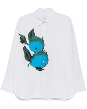 Paul Smith Hemden Wit - Blauw