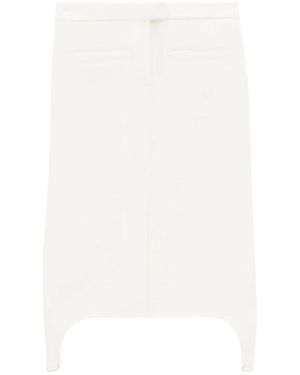 Courreges Midi Skirts - White