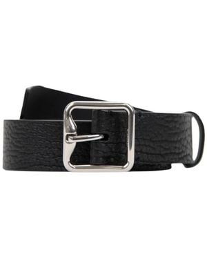 Burberry Leren Riem - Zwart