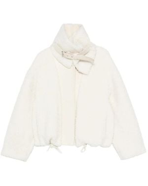 Sportmax Faux Fur & Shearling Jackets - White
