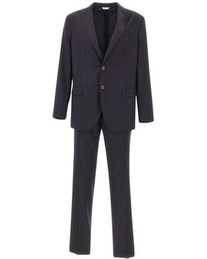 Boglioli Single Breasted Suits - Blue