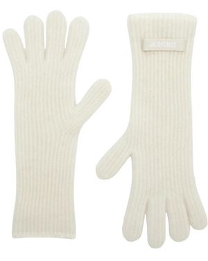 Jacquemus Les Gants Gros Grain - Wit