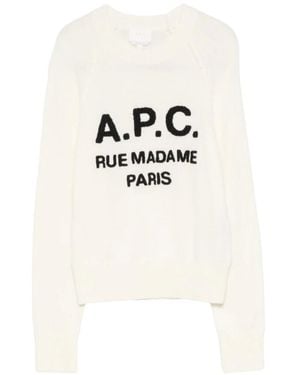 A.P.C. Round-Neck Knitwear - White