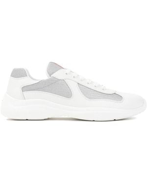 Prada Americas Cup Schnürsneaker - Weiß