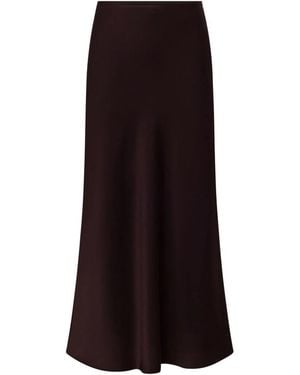 Windsor. Satijnen Midirok - Bruin