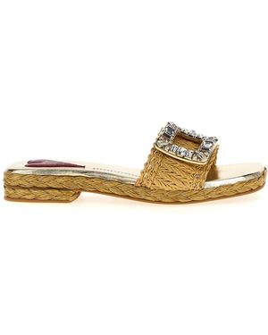 Roger Vivier Sliders - Metallic
