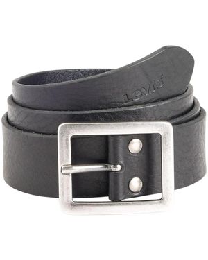 Levi's Mason Centerbar Riem - Grijs