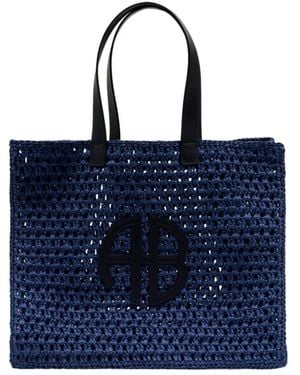 Anine Bing Tote Bags - Blue