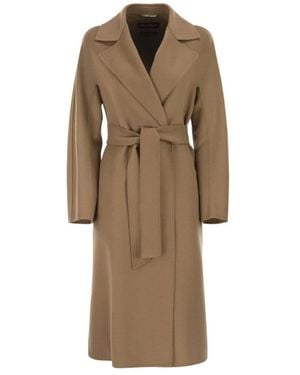 Max Mara Belted Coats - Neutro