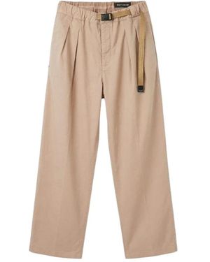 White Sand Straight Trousers - Natural