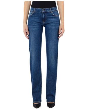 Liu Jo Pant Straight Charm Reg.W - Blau