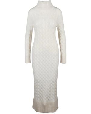 Eleventy Knitted Dresses - White