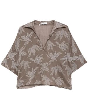 Barba Napoli Blouses - Brown