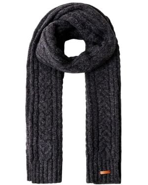 Pepe Jeans Geflochtener Strickschal - Schwarz