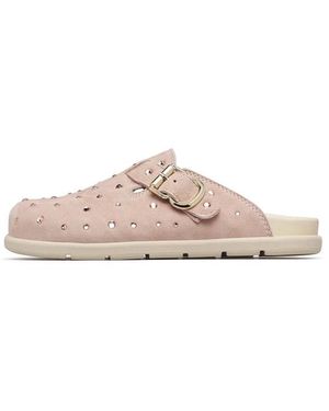 Loriblu Schoenen ,Roze ,Suède Suede Slippers
