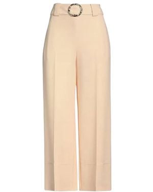 SIMONA CORSELLINI Wide Trousers - Natural