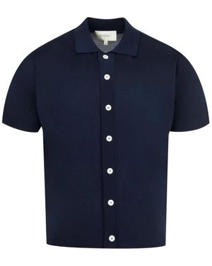 Second/Layer Short Sleeve Shirts - Blu