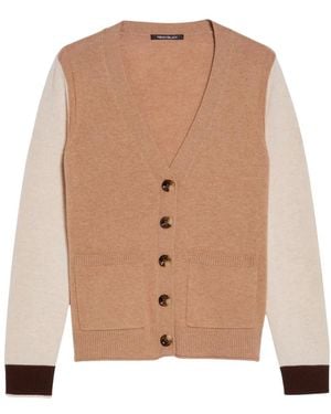Pennyblack Truien & Vesten ,Veelkleurig ,Wol Lana Cashmere Vest Art. Po - Bruin