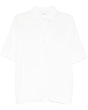 Lardini Rippshirt - Weiß