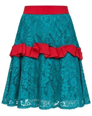 Dolce & Gabbana Rokken ,Veelkleurig ,Polyester Rokken - Blauw