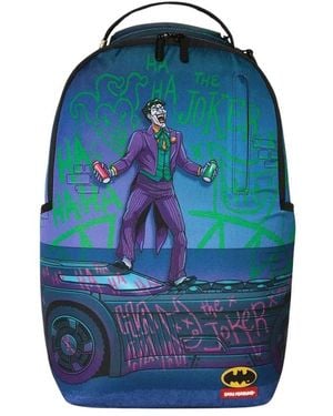 Sprayground Dc Joker Tagged Up Batmobile Rucksack - Blau