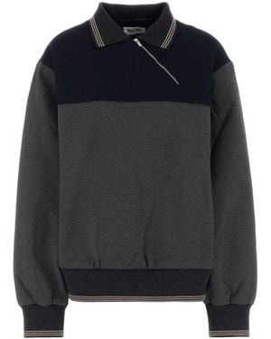 Miu Miu Zip-Throughs - Negro