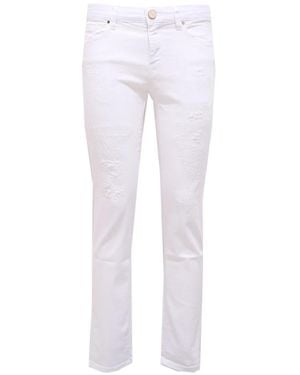Pinko Slim-Fit Jeans - Bianco