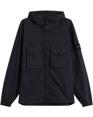 Stone Island Light Jackets - Black
