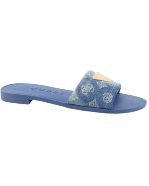 Guess Schoenen ,Blauw ,Slide Sandaal