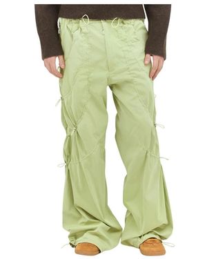 Charlie Constantinou Verstellbare Cordhose - Grün