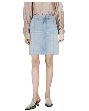 Martine Rose Denim Skirts - Blue