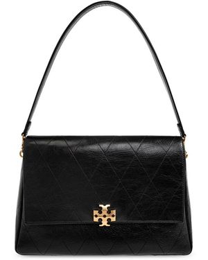 Tory Burch Charlie Große Schultertasche - Schwarz