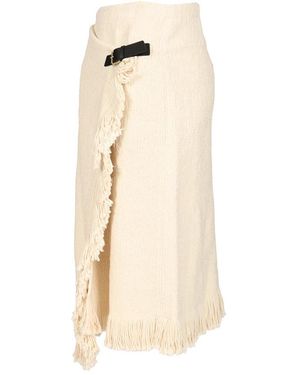 Isabel Marant Galla Wrap Skirt - Naturel