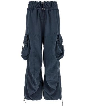 The Attico Wide Trousers - Blue