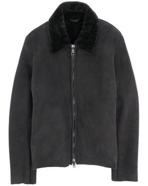 Giorgio Brato Leather Jackets - Black